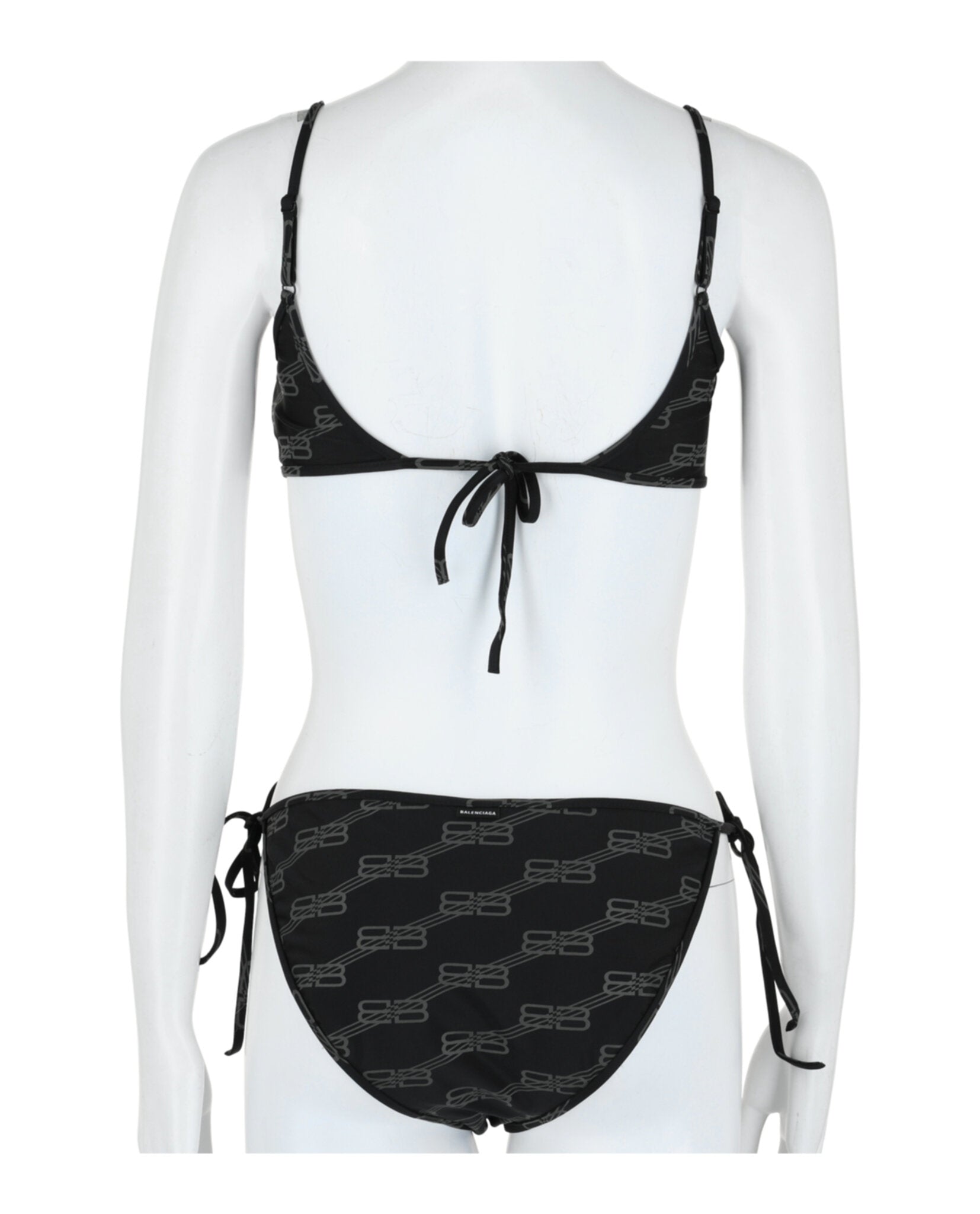 Balenciaga Womens BB Monogram Bikini Set
