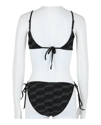 Balenciaga Womens BB Monogram Bikini Set