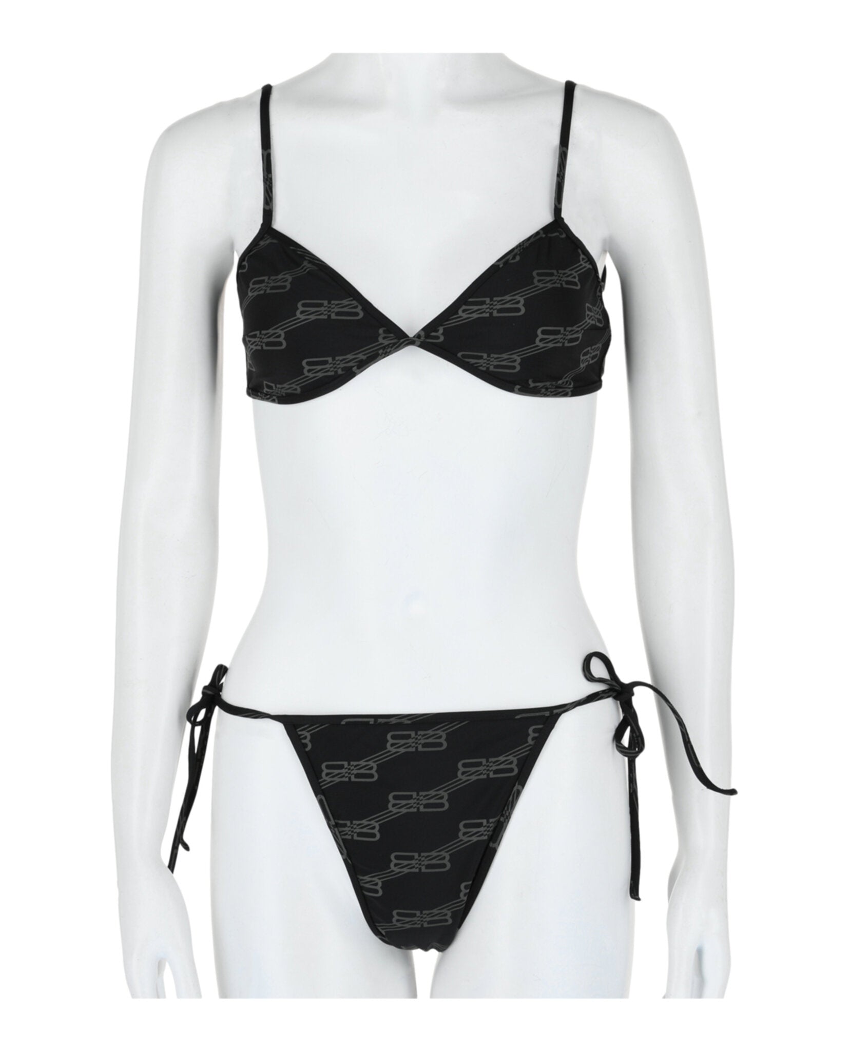 Balenciaga Womens BB Monogram Bikini Set