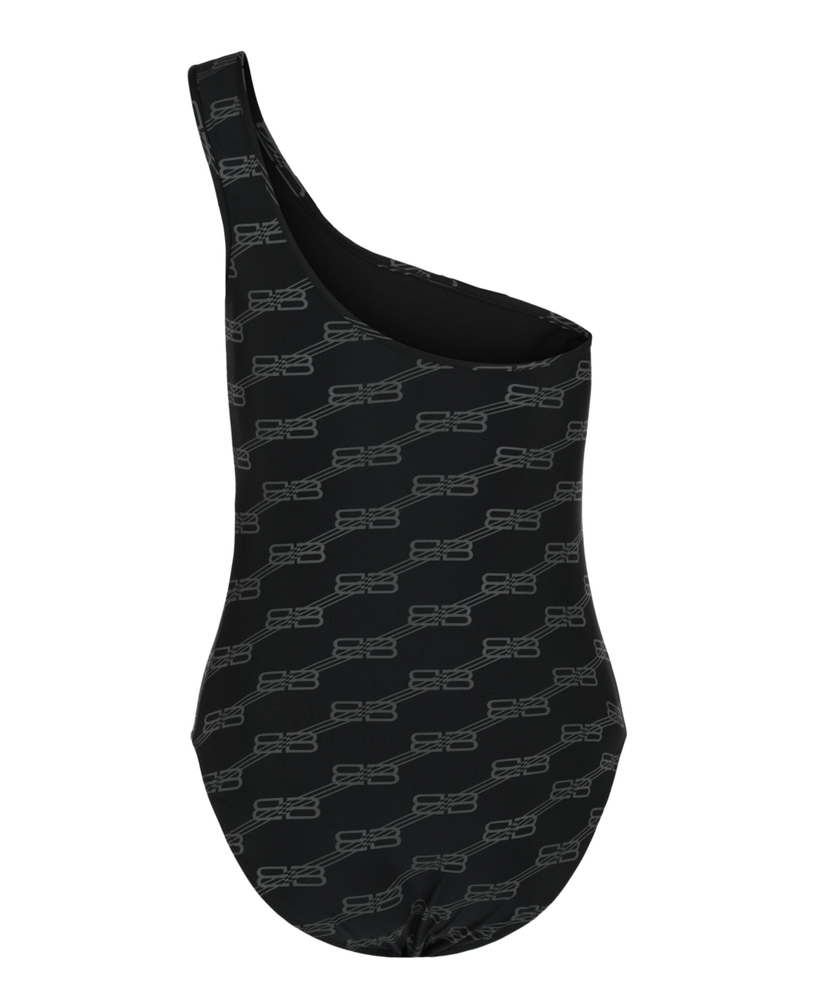 Balenciaga Womens Asymmetrical One-Piece Swimsuit