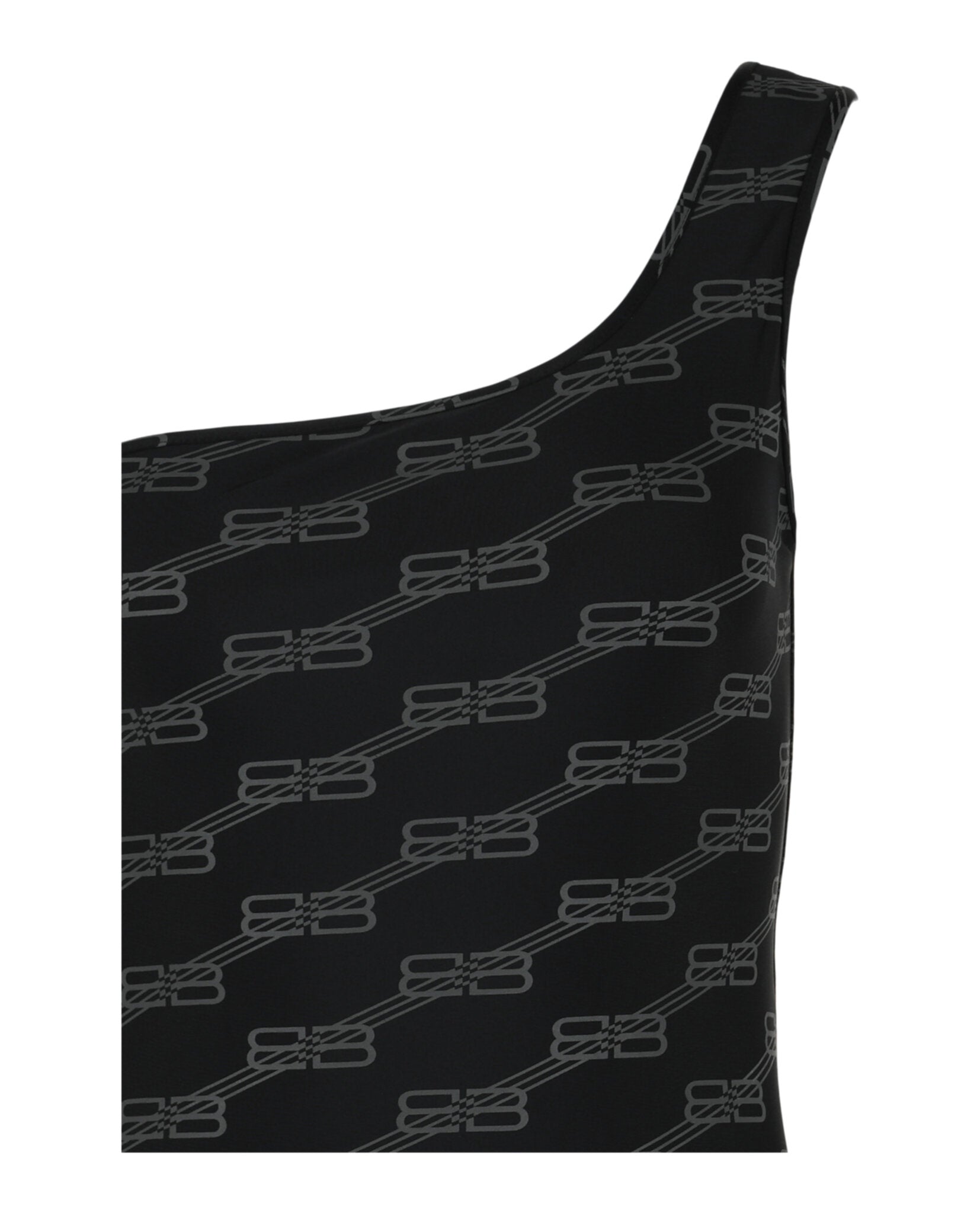 Balenciaga Womens Asymmetrical One-Piece Swimsuit