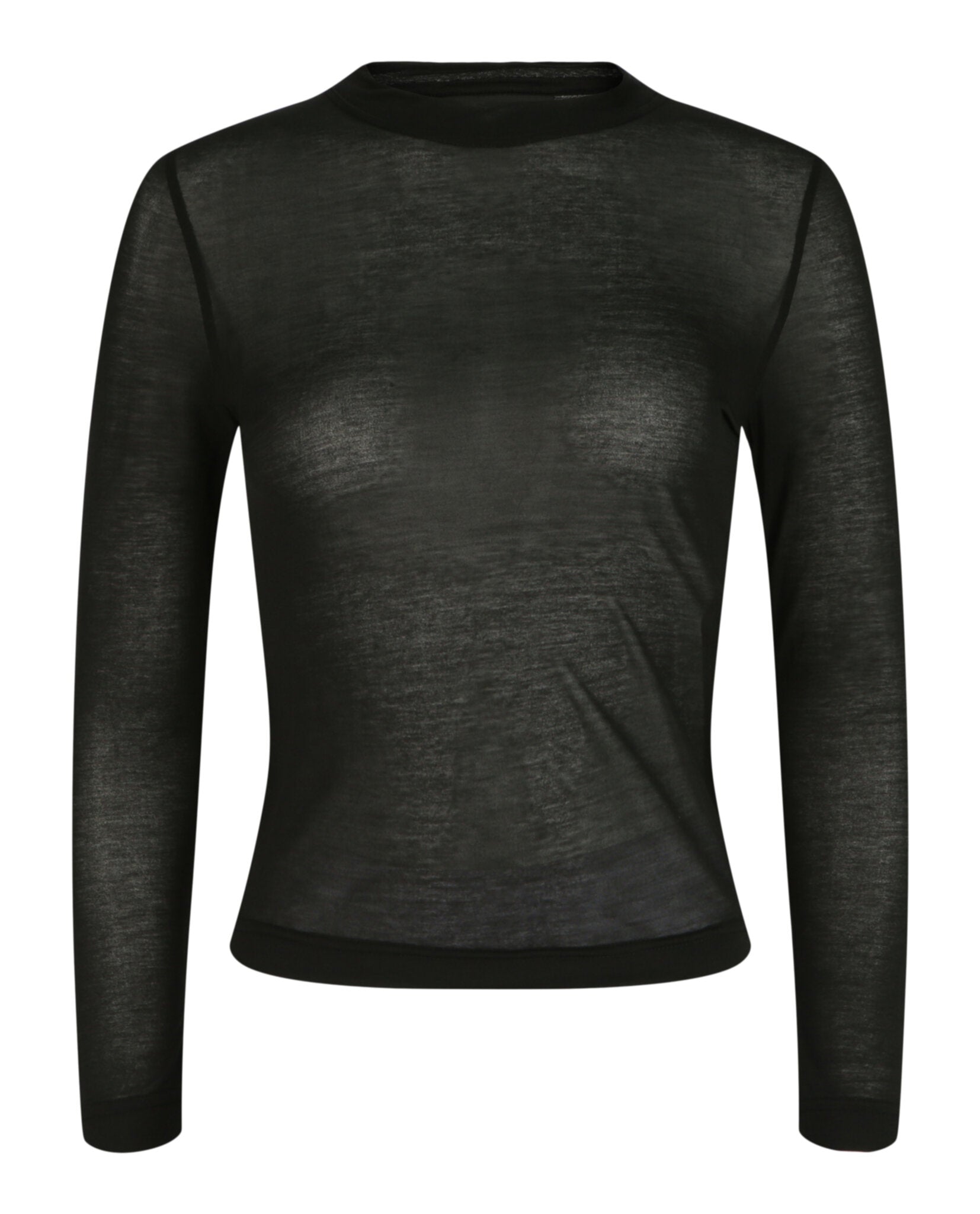 Balenciaga Balenciaga Womens Sheer Fitted Top