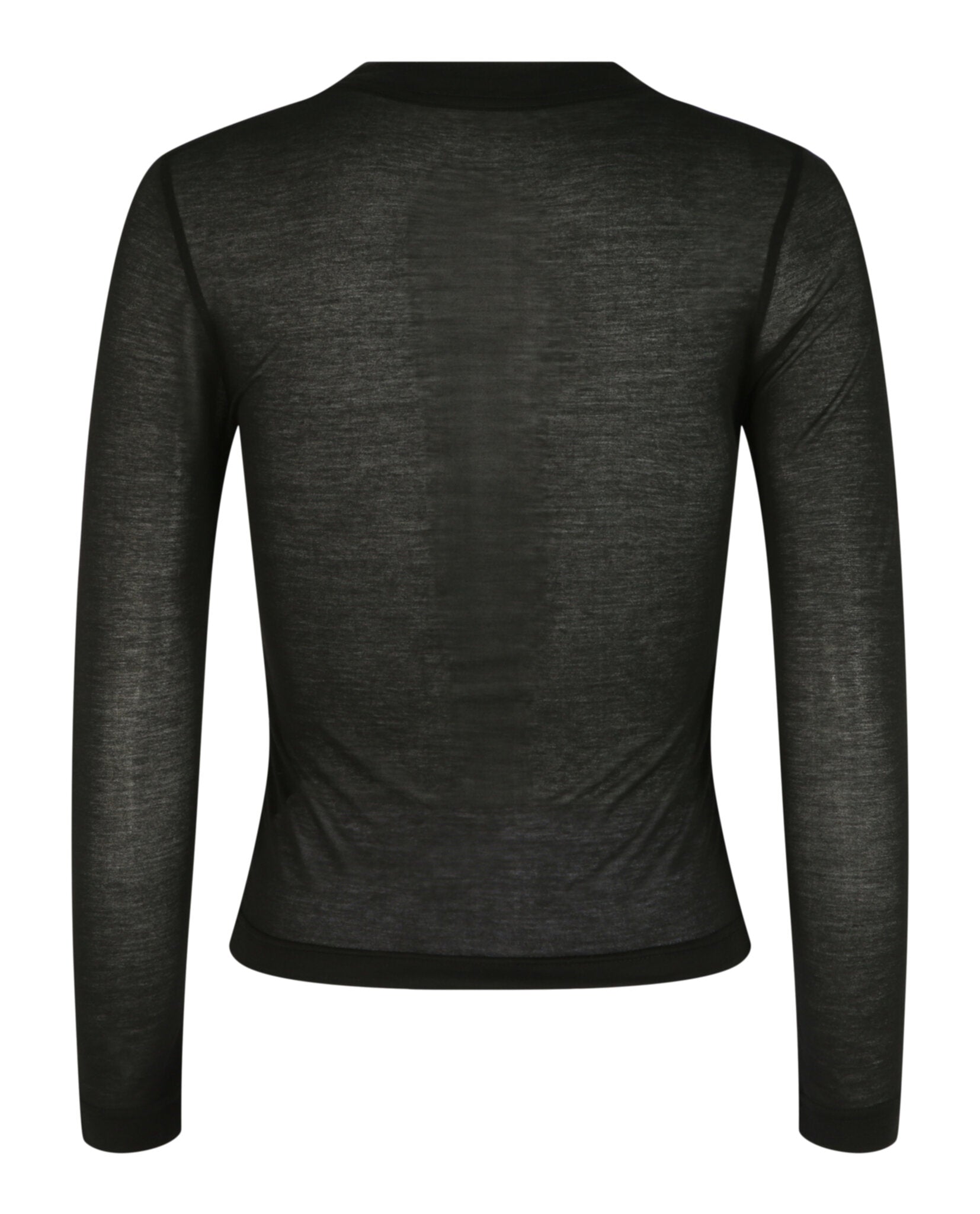 Balenciaga Balenciaga Womens Sheer Fitted Top