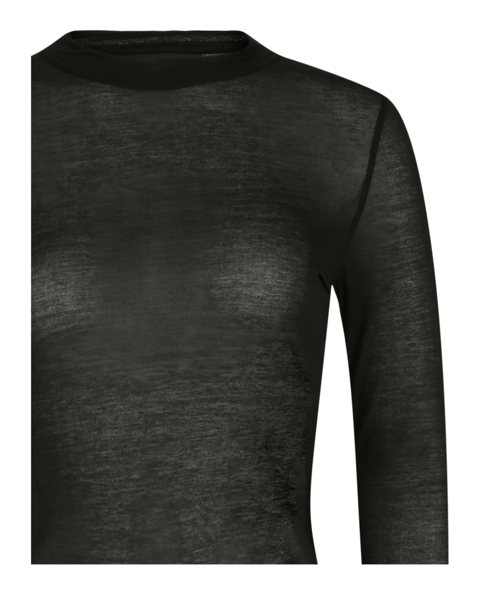 Balenciaga Balenciaga Womens Sheer Fitted Top
