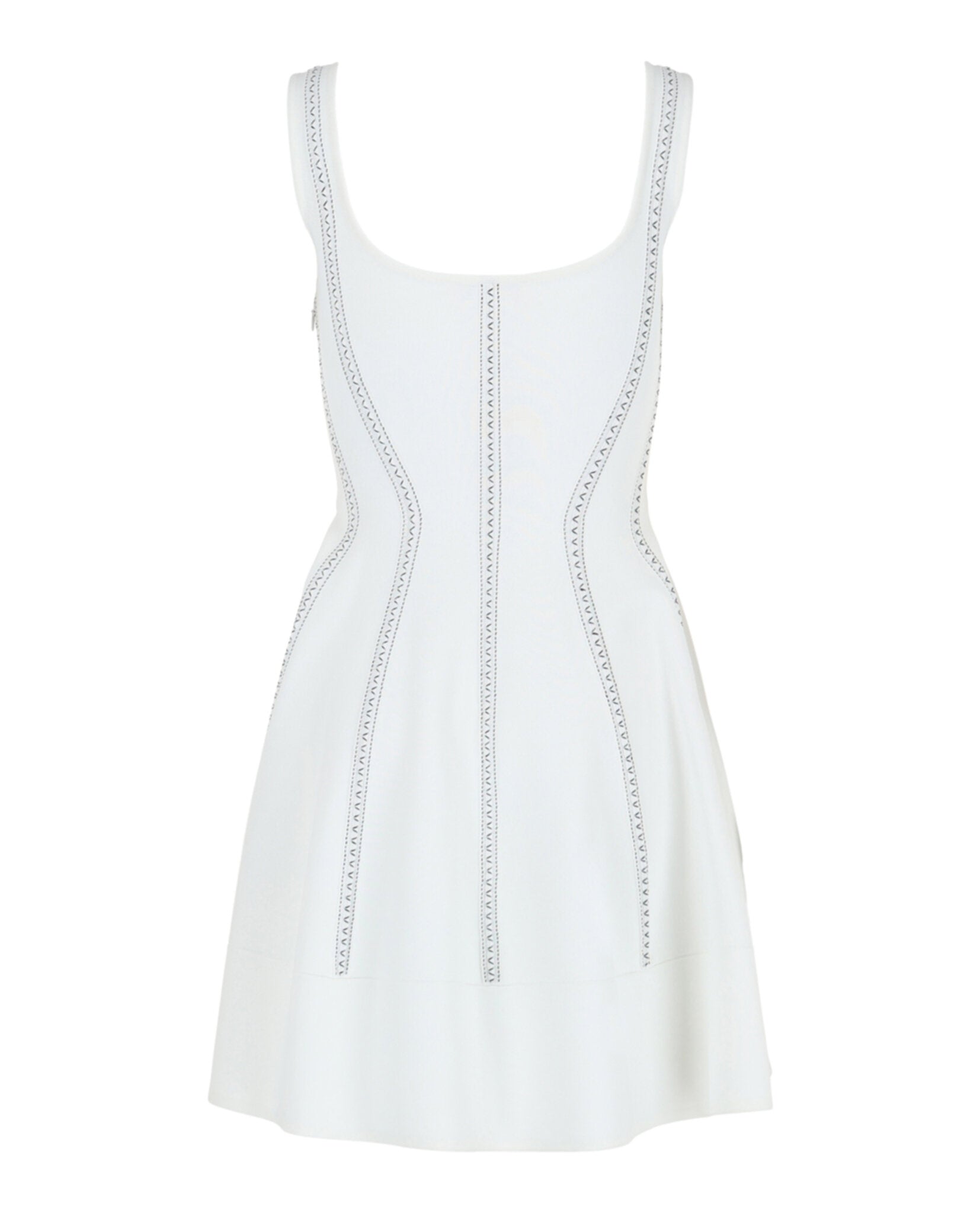 Alexander McQueen Womens Sleeveless A-Line Mini Dress