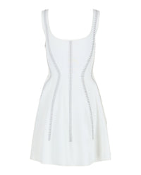 Alexander McQueen Womens Sleeveless A-Line Mini Dress