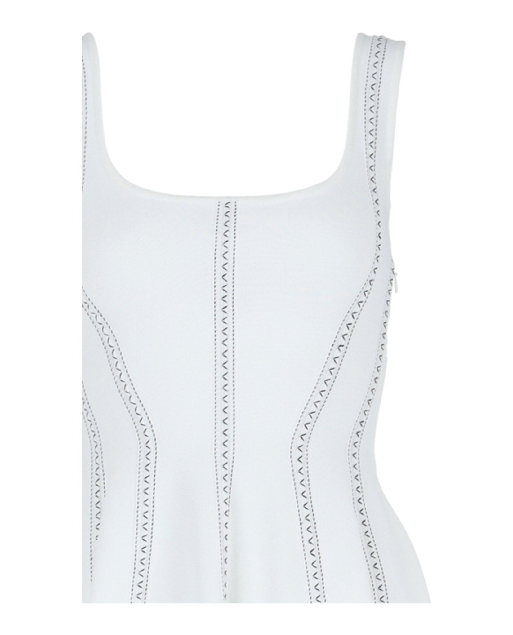 Alexander McQueen Womens Sleeveless A-Line Mini Dress