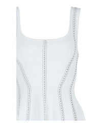 Alexander McQueen Womens Sleeveless A-Line Mini Dress