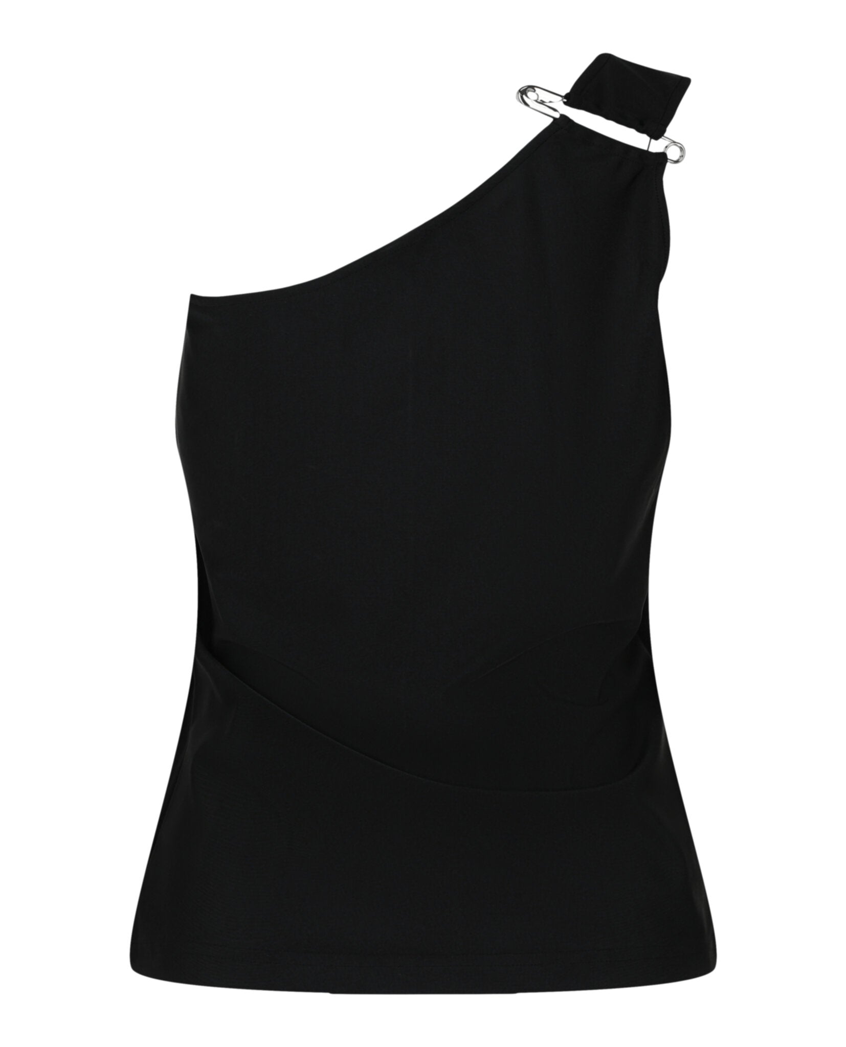 Balenciaga Womens Asymmetric Tank Top