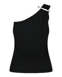 Balenciaga Womens Asymmetric Tank Top