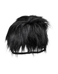 Dolce & Gabbana Black Faux Fur Bucket Women's Hat