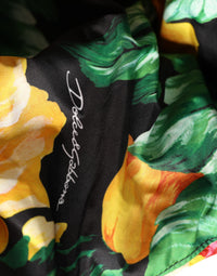Dolce & Gabbana Multicolor Floral Print Whole Head Wrap Women's Hat