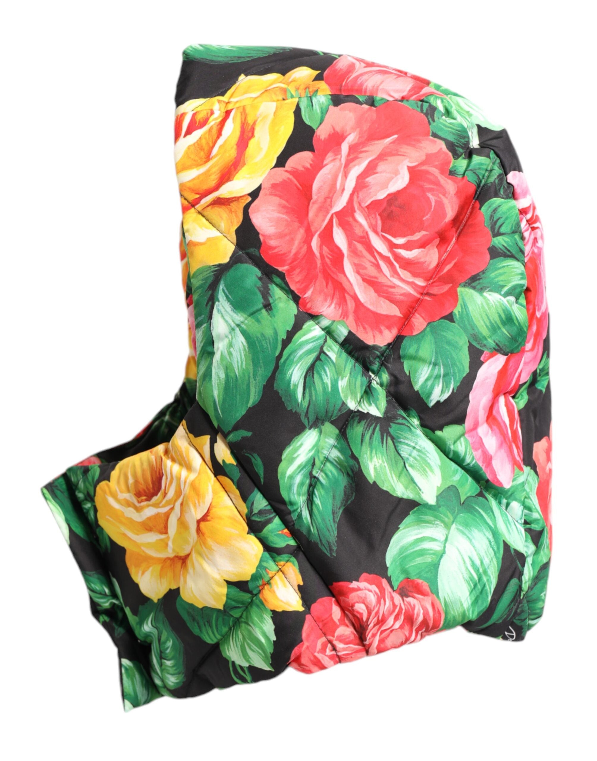 Dolce & Gabbana Multicolor Floral Print Whole Head Wrap Women's Hat