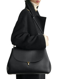 Toteme Women T-Lock Leather Shoulder Bag