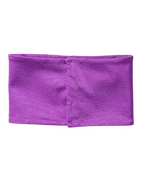 Dolce & Gabbana Purple Nylon Stretch Women Neck Warmer Women's Scarf