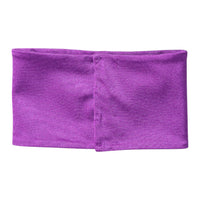Dolce & Gabbana Purple Nylon Stretch Women Neck Warmer Women's Scarf