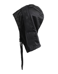 Dolce & Gabbana Black Polyester Whole Head Wrap Women's Hat