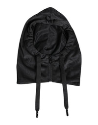 Dolce & Gabbana Black Polyester Whole Head Wrap Women's Hat