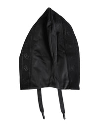 Dolce & Gabbana Black Polyester Whole Head Wrap Women's Hat