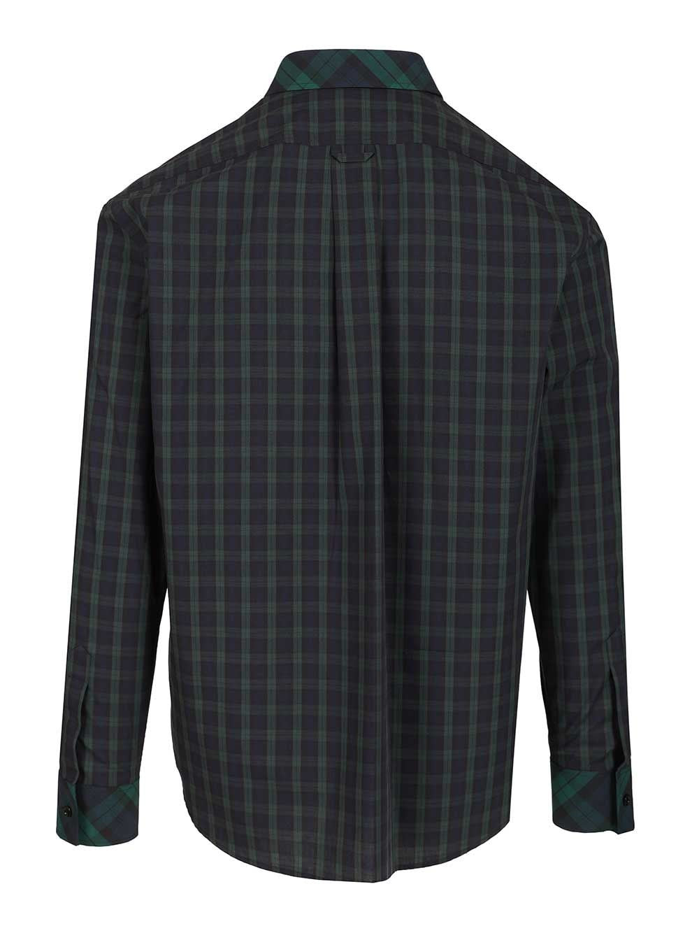 Celine Celine Men Checked Cotton Shirt