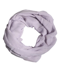 Dolce & Gabbana Purple Silk Rectangle Wrap Shawl Women's Scarf