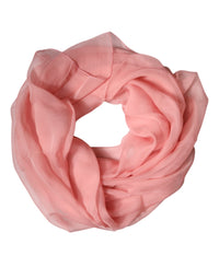 Dolce & Gabbana Pink Silk Rectangle Women Wrap Shawl Women's Scarf