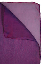 Dolce & Gabbana Purple Silk Rectangle Wrap Shawl Women's Scarf
