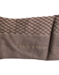 Dolce & Gabbana Brown Solid DG Logo Mid Calf Men Men's Socks