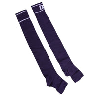 Dolce & Gabbana Purple Cotton DG Logo Print Open Toe Men's Socks