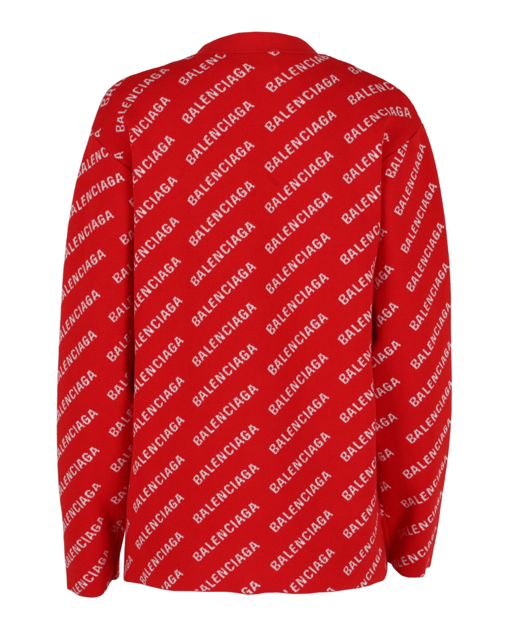 Balenciaga Balenciaga Womens Mini Allover Logo Cardigan
