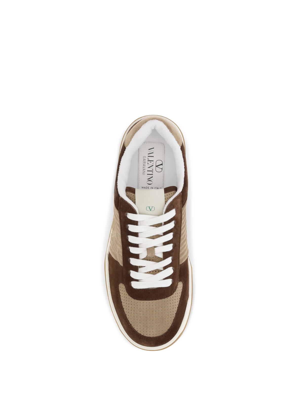 Valentino Garavani Men Sparry Sneakers In Suede And Nappa