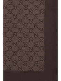 Gucci Women Gg Silk Twill Jacquard Scarf