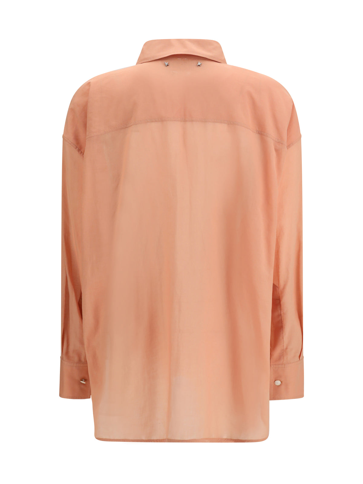 GOLDEN GOOSE Golden Goose Women Oversized Shirt In Cotton With Pleated Bib