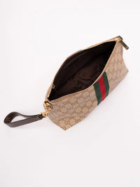 Gucci Gucci Men `Gg Coated Web` Pouch