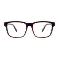 Lacoste Eyeglasses Square Full Rim, Havana Frame and Clear Demo Lens Lens L2926N214