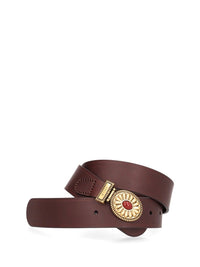 Etro Women Leather Belt With Crystals