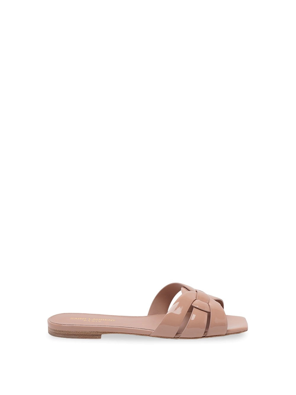 Saint Laurent Women Tribute Sandals In Patent Leather