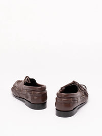 Saint Laurent Men Le Loafer Bateau In Smooth Leather