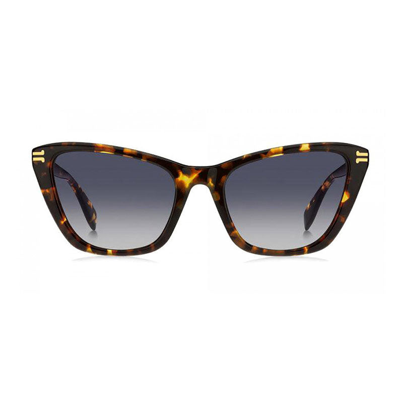 Marc Jacobs Sunglasses Cat Eye Full Rim, Havana Frame and Grey Azure Gradient Lens MJ1095/S0086GB