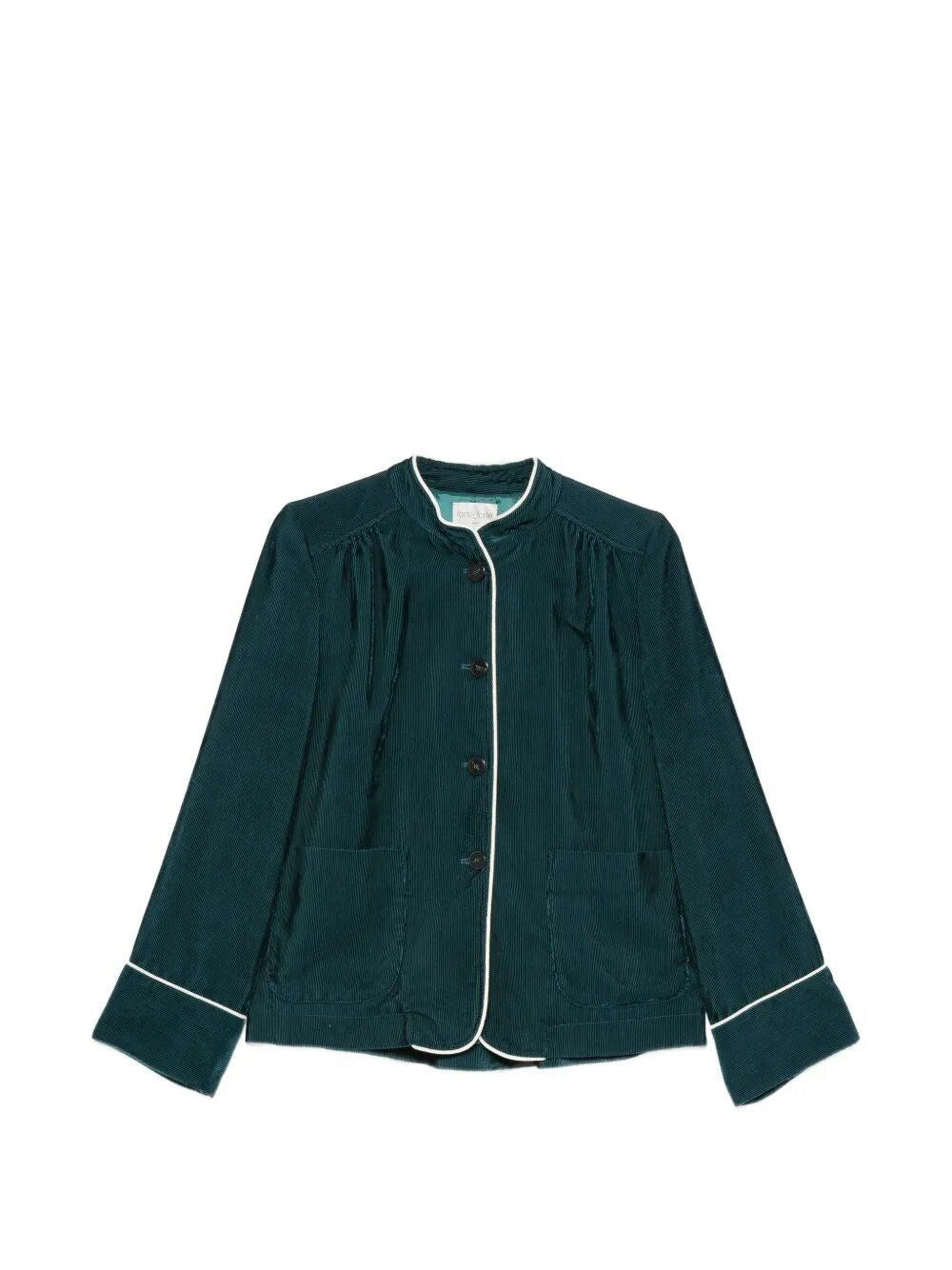 Forte_Forte Women Two-Thousand-Striped "Jade" Jacket