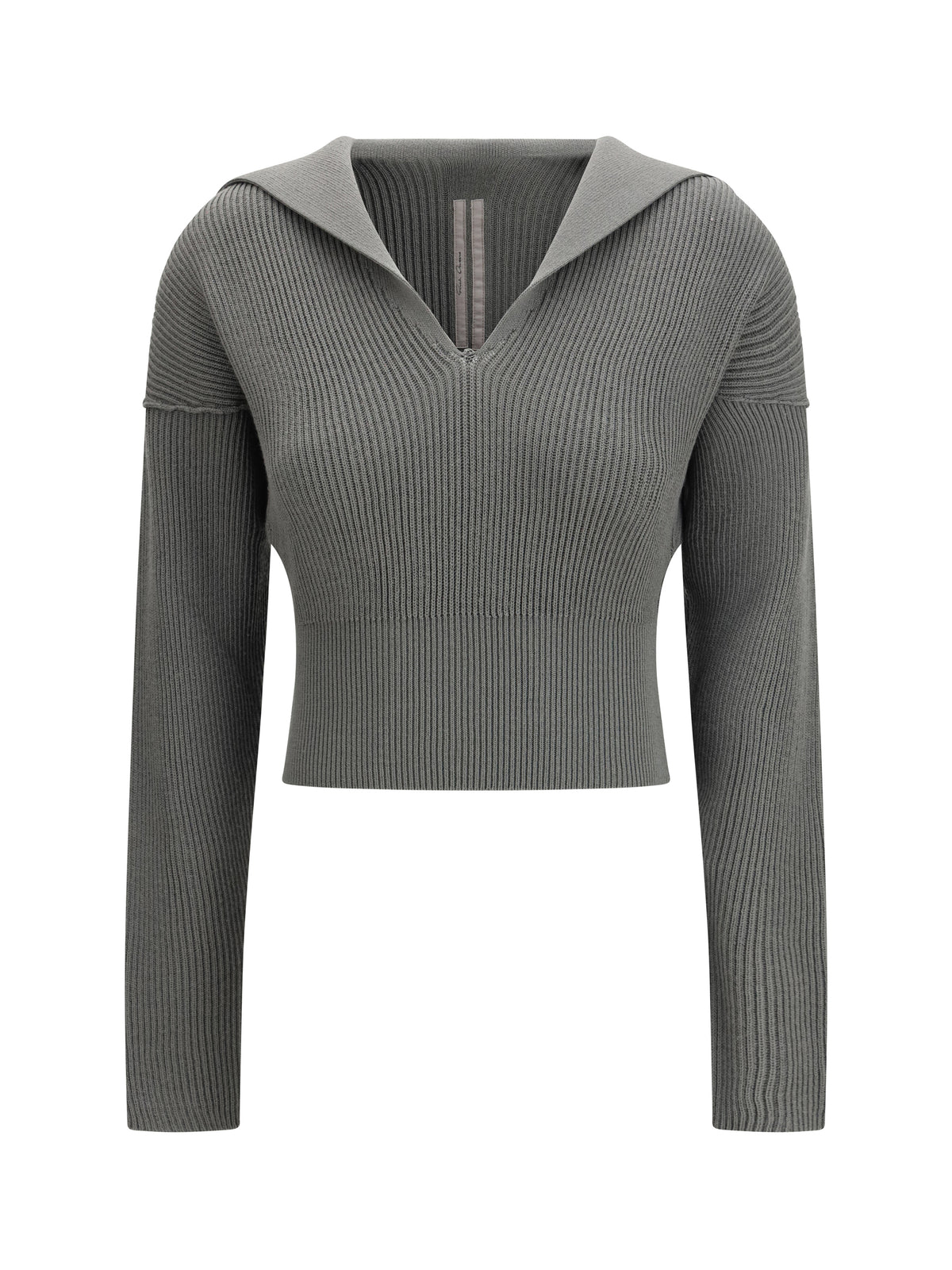 RICK OWENS Rick Owens Women Euca Virgin Wool Sweater With V Neck