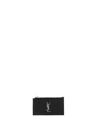 Saint Laurent Women Leather Cardholder