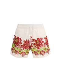 Etro Men Swim Shorts With Floral Print