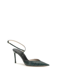 Tom Ford Women Crocodile-Print Leather Pumps