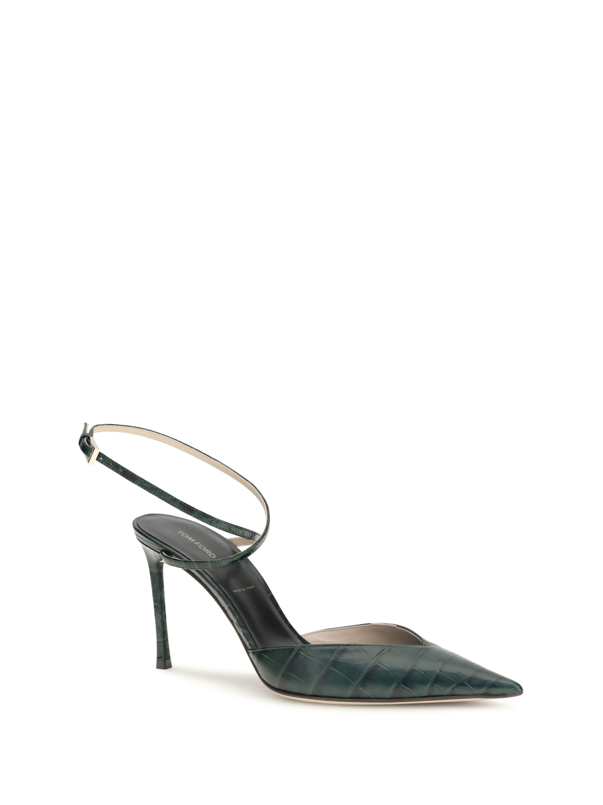 Tom Ford Women Crocodile-Print Leather Pumps