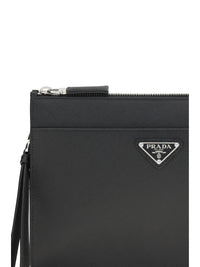 PRADA Prada Men Leather Pouch