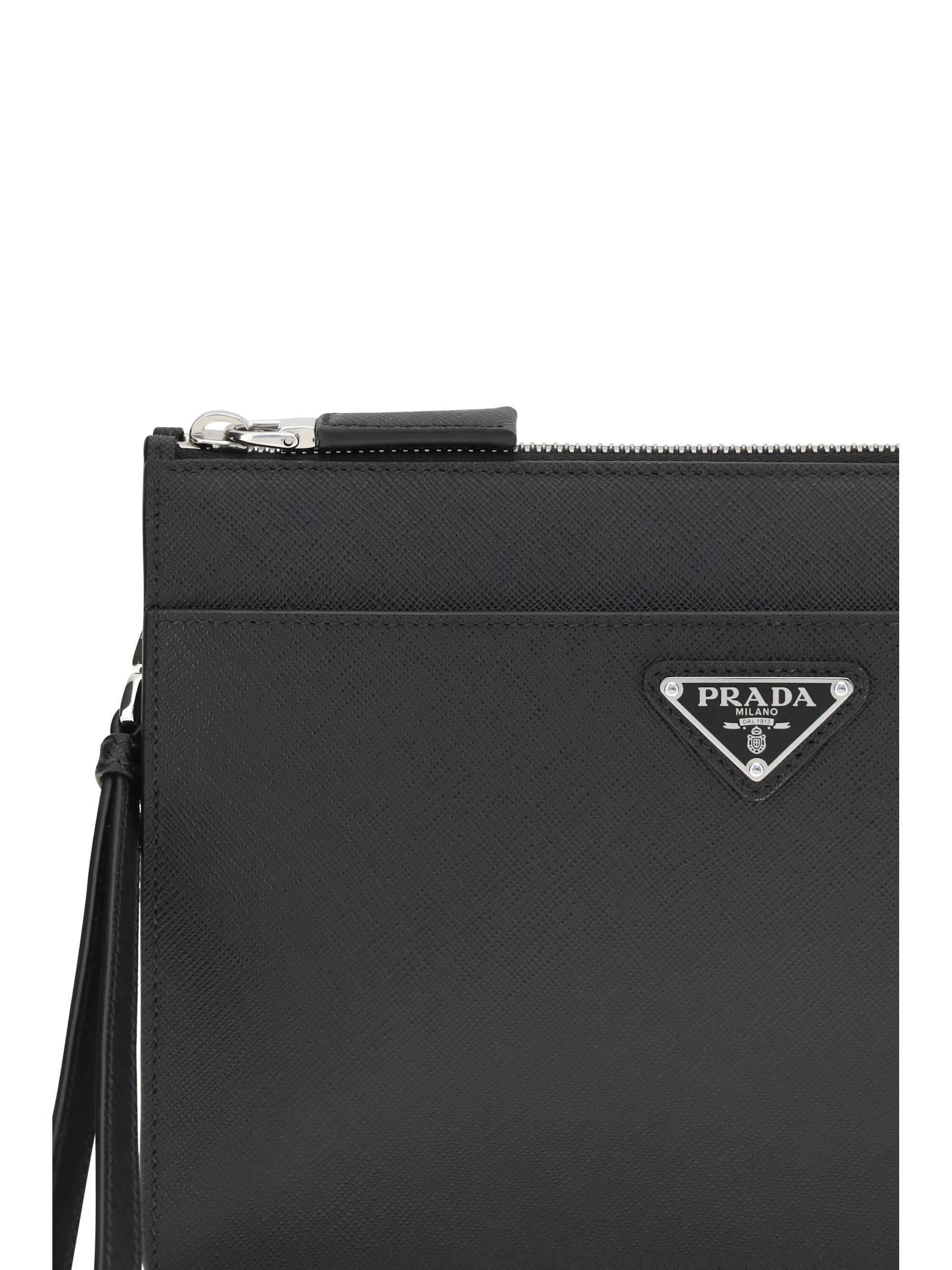 PRADA Prada Men Leather Pouch