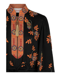Valentino Valentino Womens Embroidered Knee-Length Dress