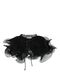 Valentino Valentino Womens Chiffon Ruffle Collar