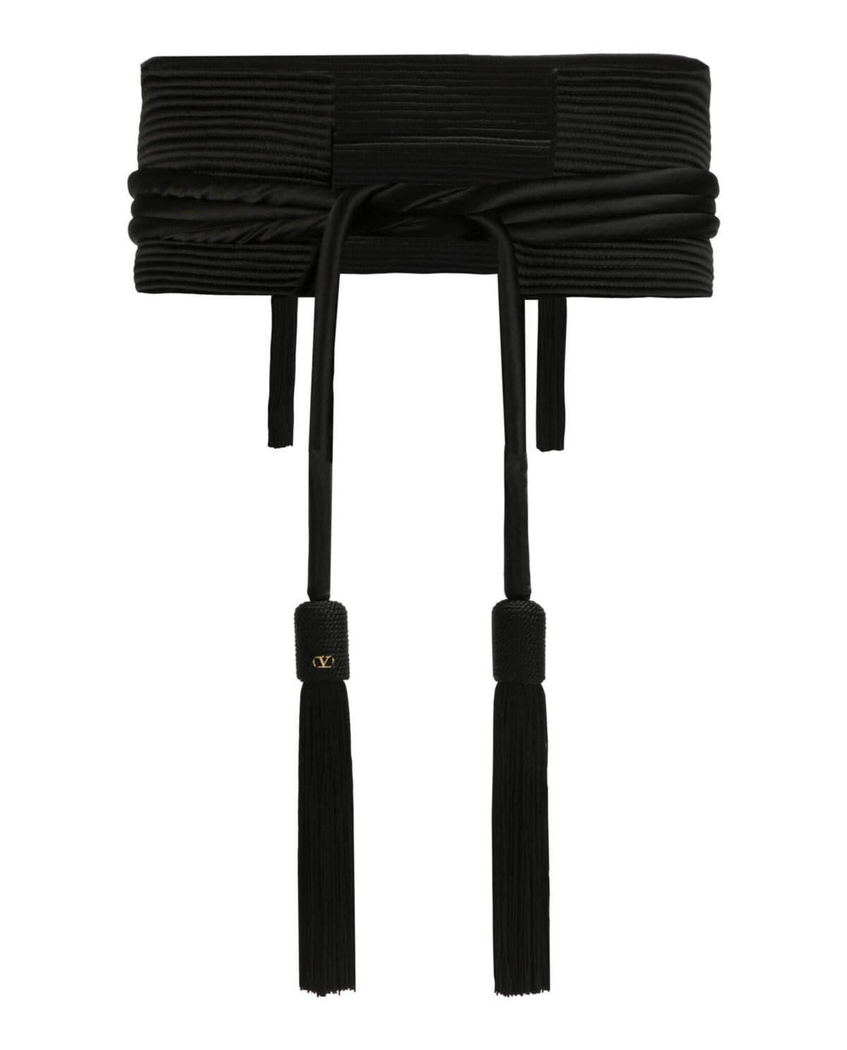 Valentino Valentino Womens Runway Silk Satin Rope Belt